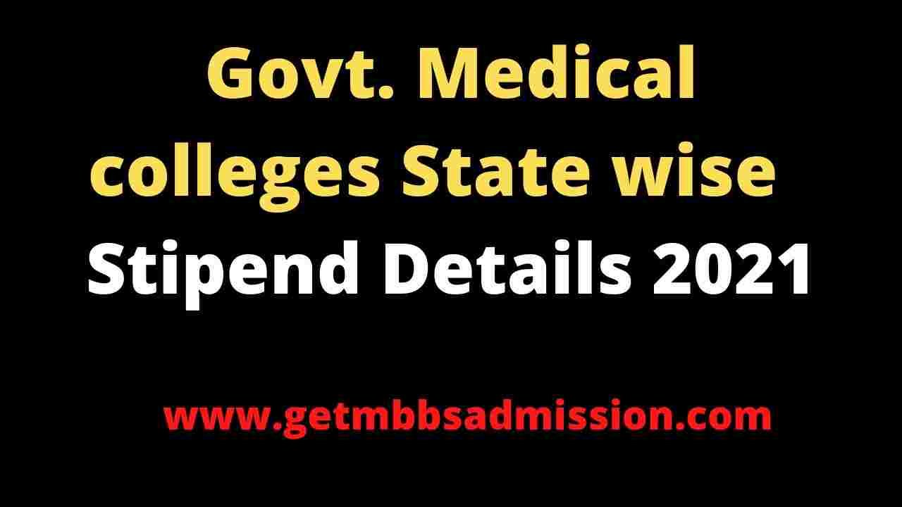 State Wise Stipend Details For NEET PG 2023 Get Admission