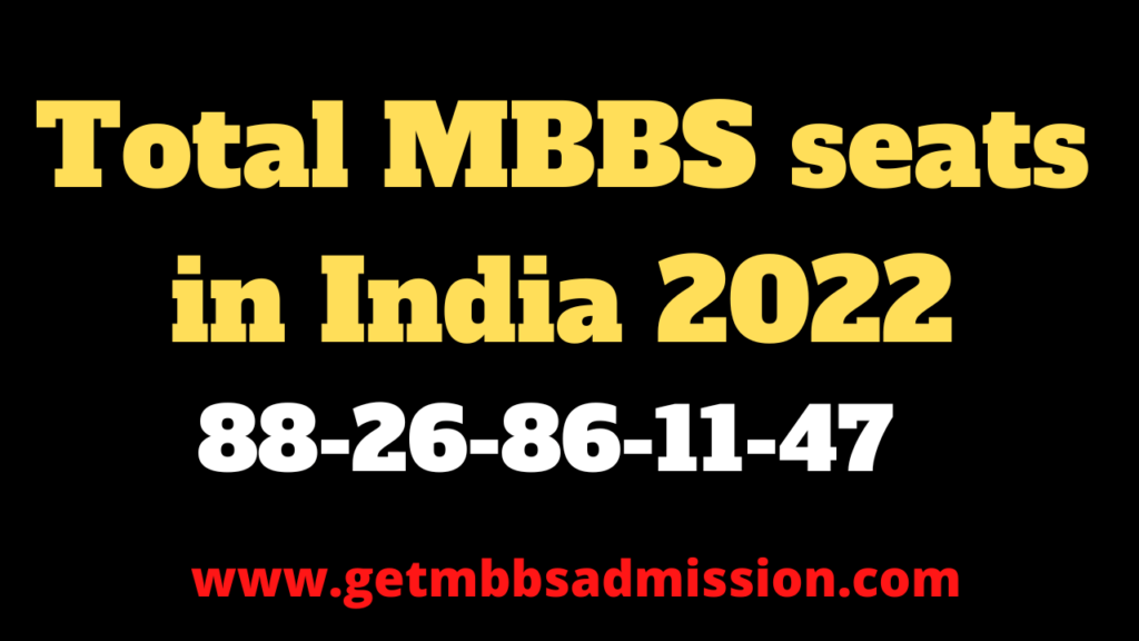 Total MBBS seats in India 2022 Get Admission