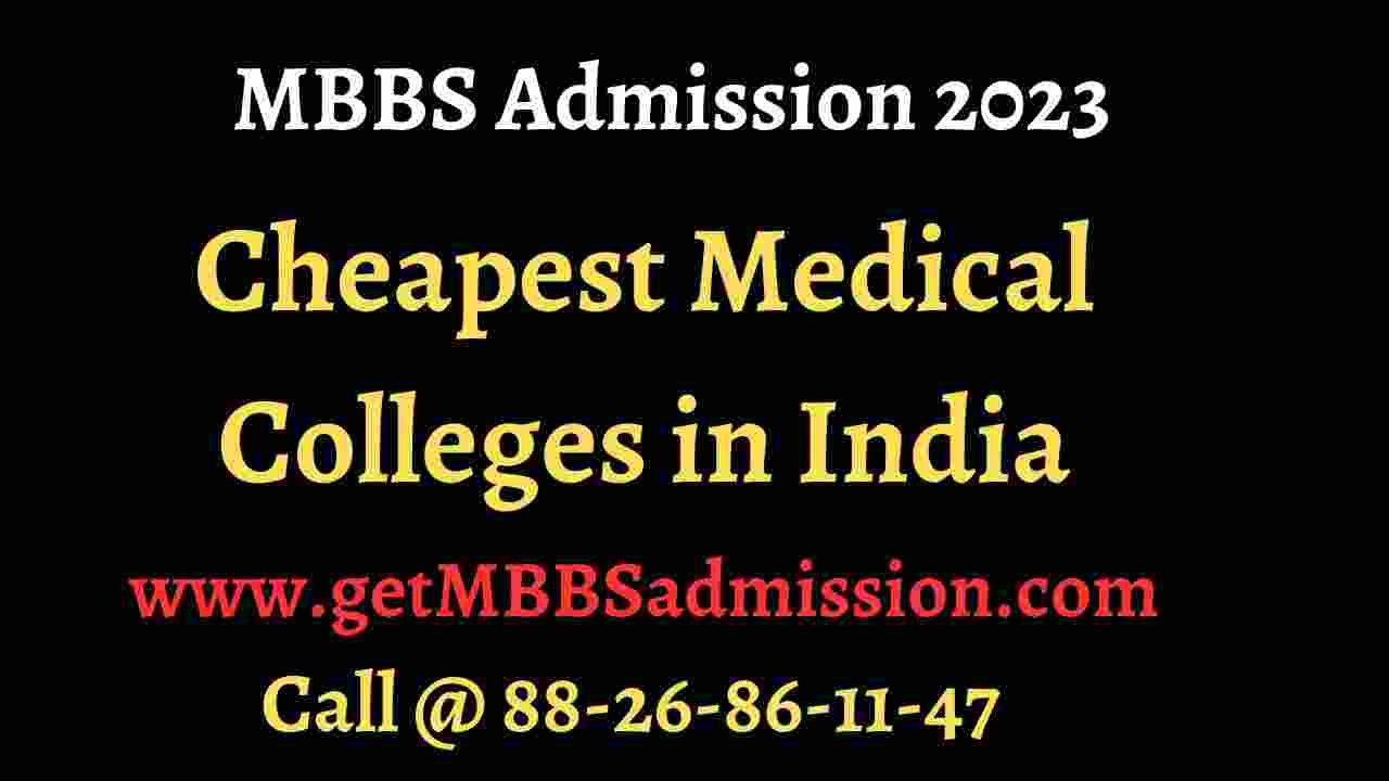 Cheapest Medical Colleges In India 2023 F 