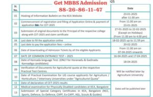 Karnataka MBBS BDS Ayush Registration 2025