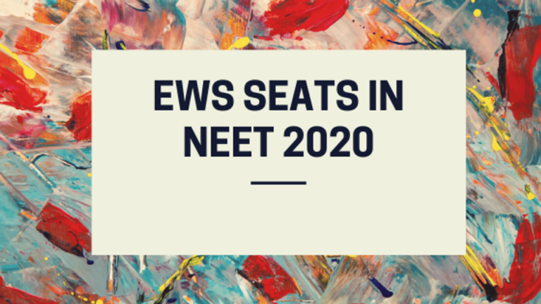 EWS seats in NEET 2020