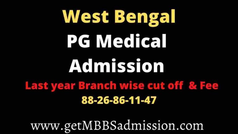 West Bengal PG Medical admission 2024