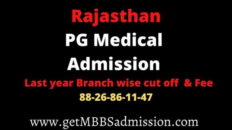 Rajasthan PG Medical Admission 2024