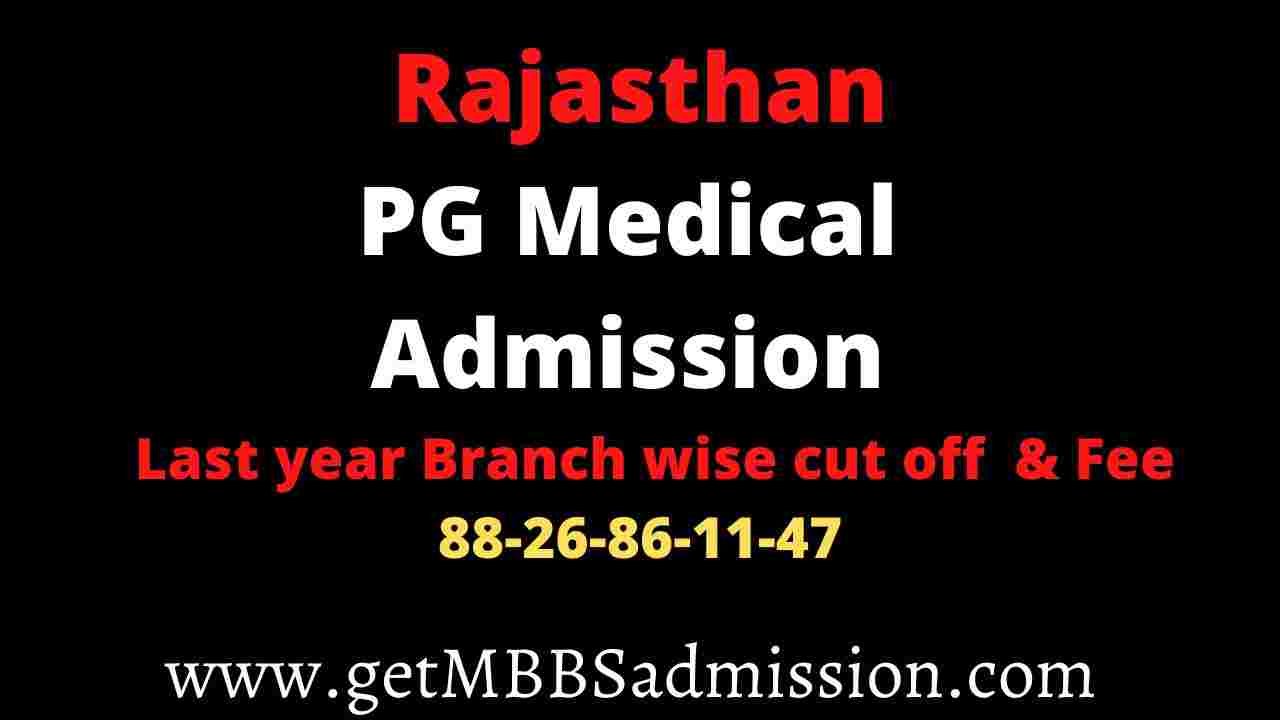 Rajasthan PG Medical counselling Admission 2024 Get Admission