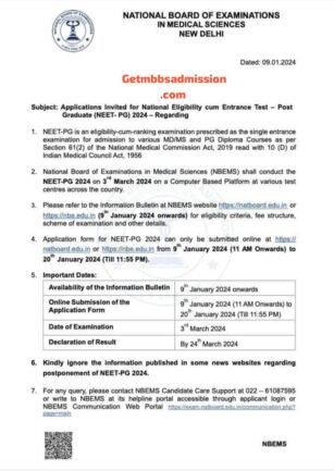 NEET PG 2024 Exam Date, Syllabus, Registration- Know Everything!