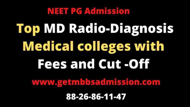 Top MD Radio Diagnosis Govt colleges in Indiaf