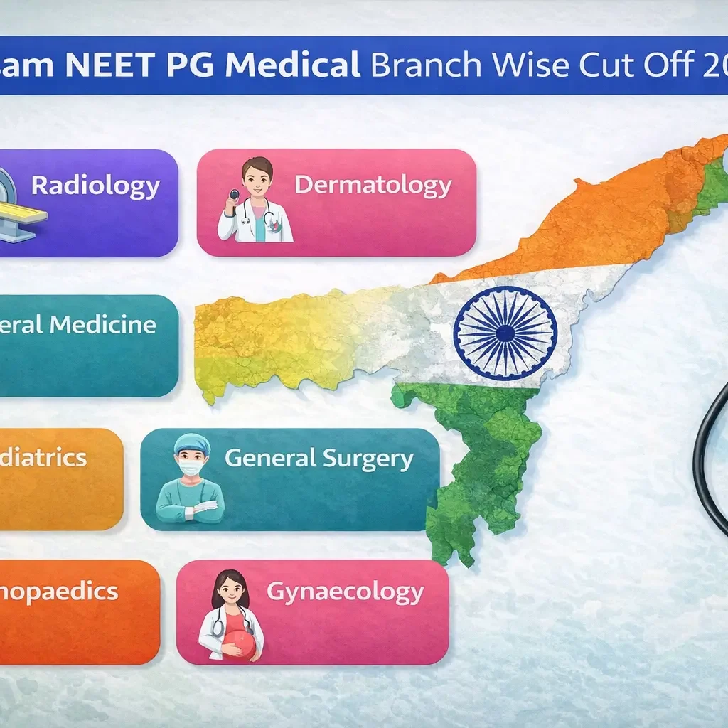 Assam NEET PG Medical category wise cut off 2025
