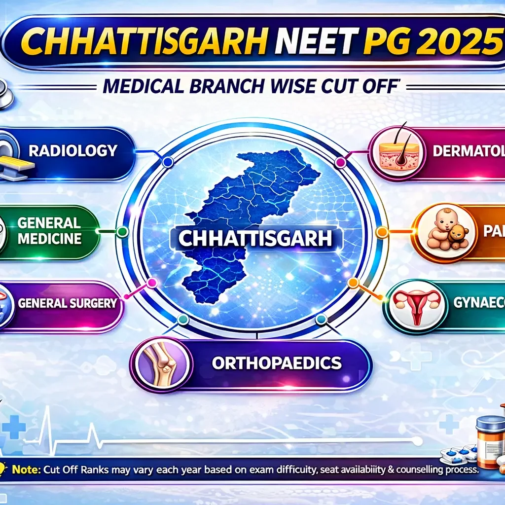 Chhattisgarh NEET PG category wise cut off 2025