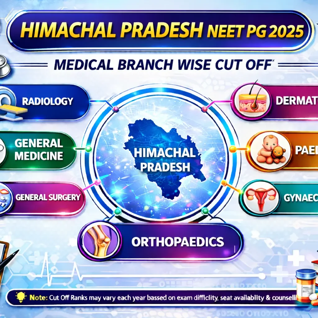Himachal Pradesh PG Medical Branch wise Cut Off 2025