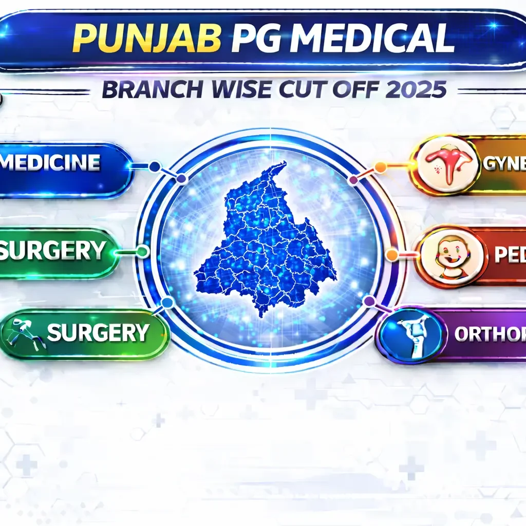Punjab PG Medical Branch wise Cut Off 2025