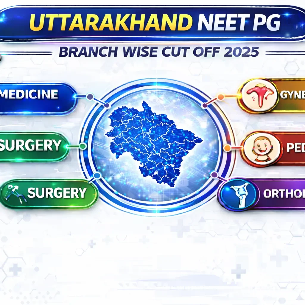 Uttarakhand PG Medical Branch wise Cut Off 2025