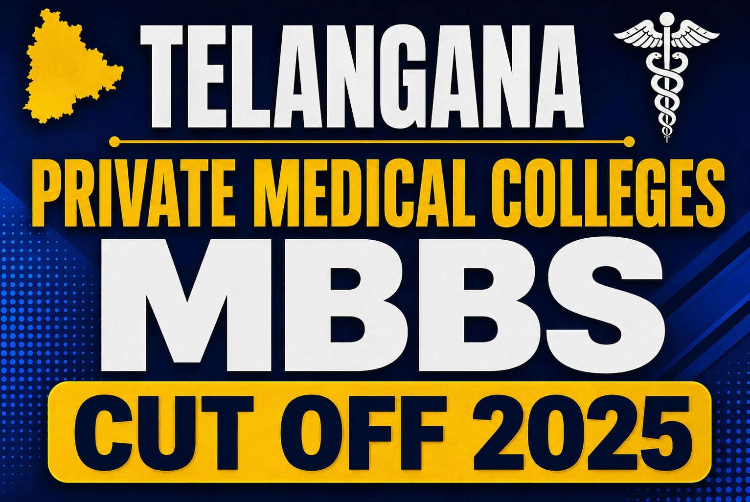 Telangana Private Medical Colleges MBBS Cut OFF 2025