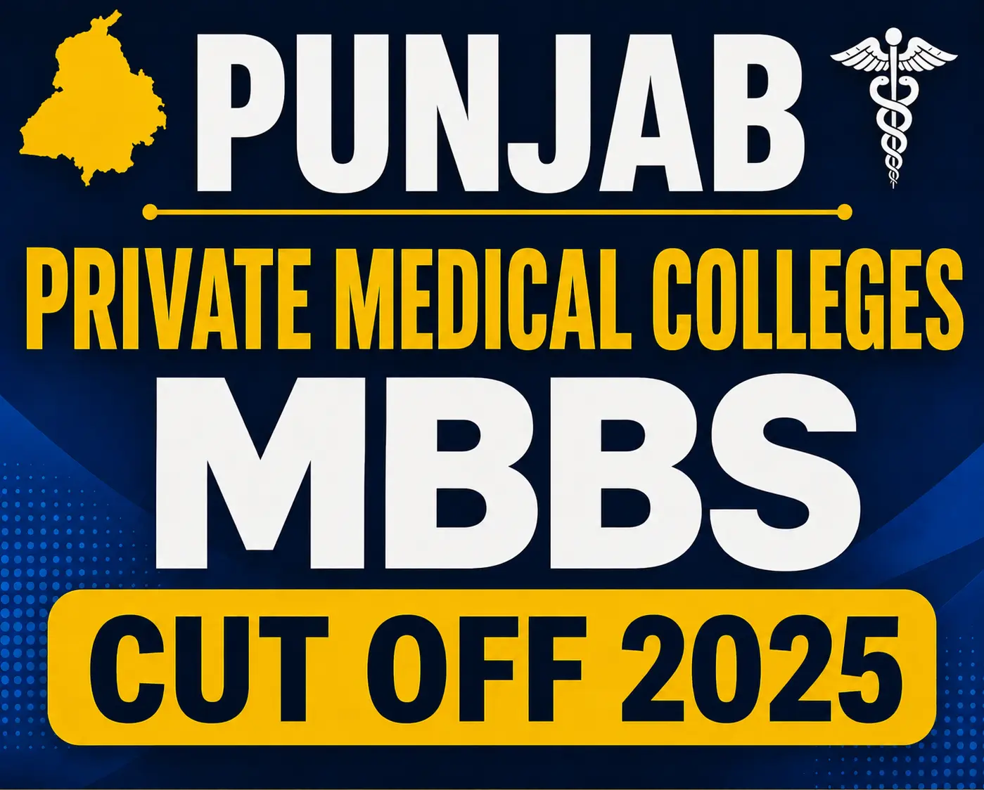 Punjab Private Medical Colleges MBBS Cut OFF 2025