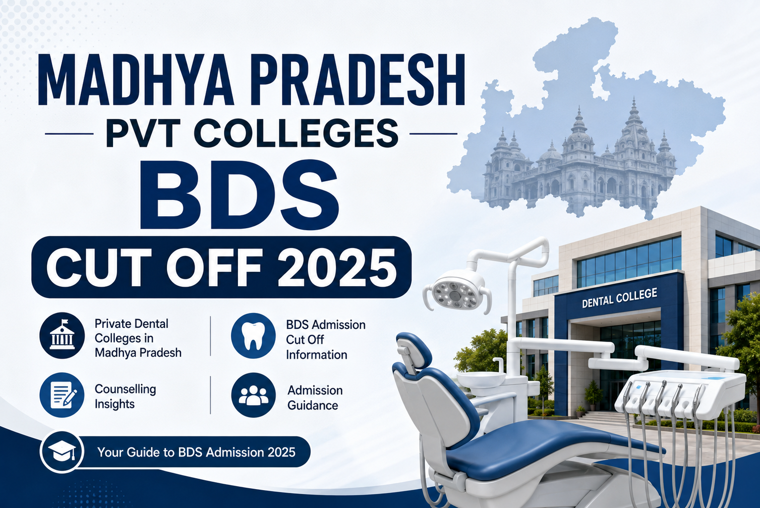 Madhya Pradesh Pvt Colleges BDS Cut Off 2025