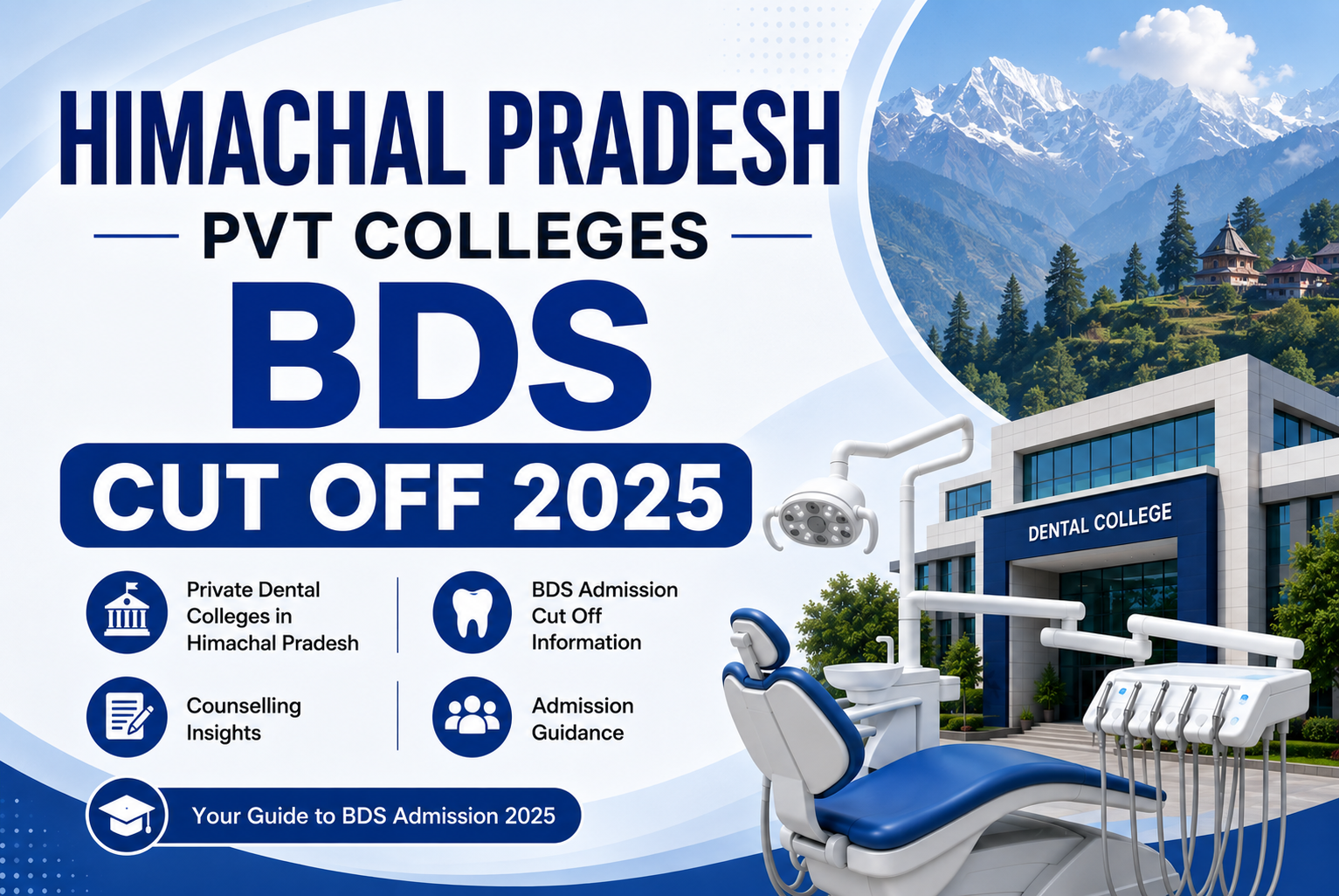 Himachal Pradesh Pvt Colleges BDS Cut Off 2025