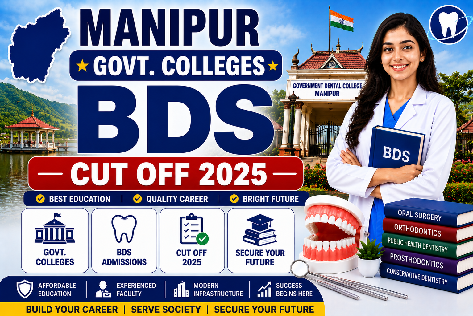 Manipur Govt. Colleges BDS Cut Off 2025