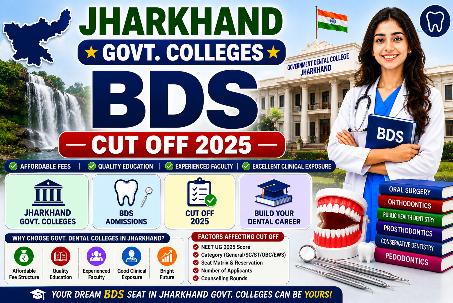 Jammu and Kashmir Govt. Colleges BDS Cut Off 2025